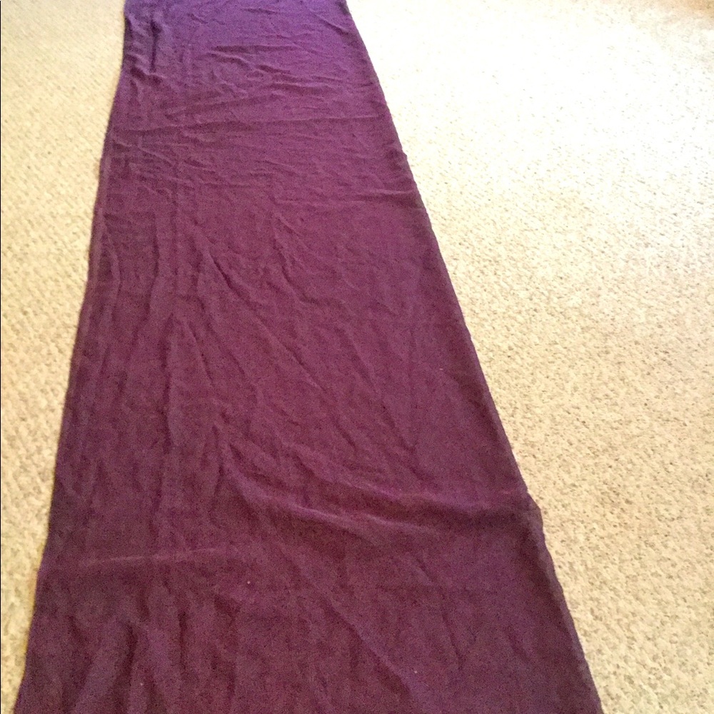 🍷 BURGUNDY SHEER FABRIC DRAPE HUGE VNUC 214” X 59” MULTIPLE USES